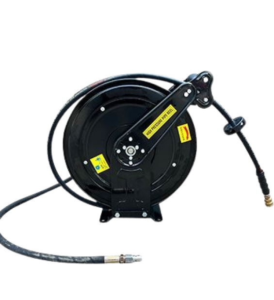 Cuộn dây nước áp lực cao tự thu dùng cho máy rửa xe 15 mét