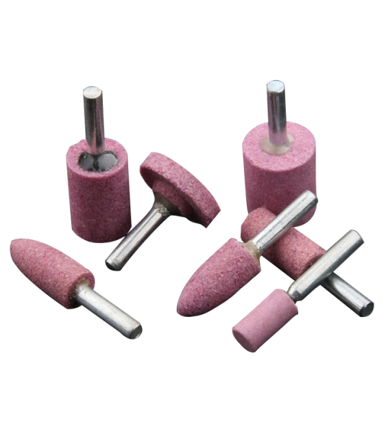 Đầu đá mài hồng trụ , đạn , tròn , T