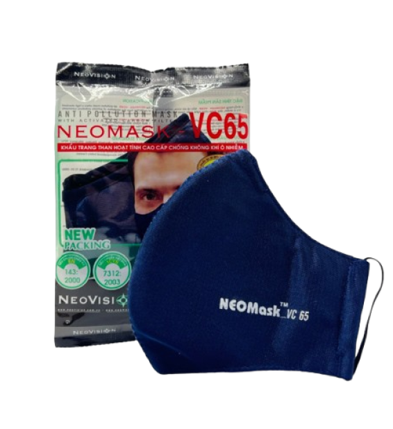 Khâu trang Vải  VC65 (Than hoạt tính)