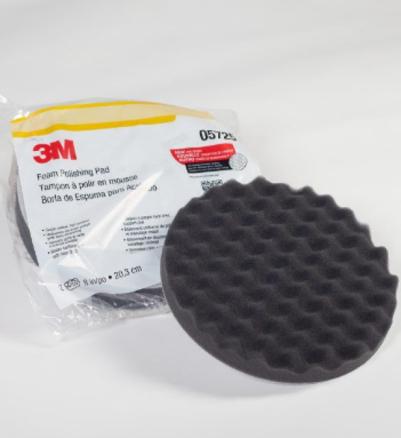 Miếng xốp đánh bóng màu đen 8in 3M (1 cái/cặp)