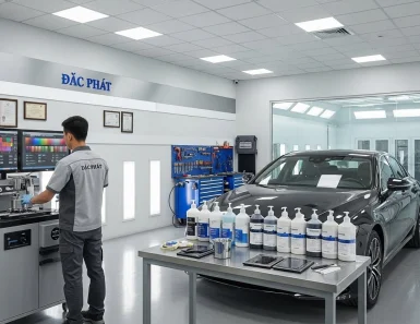 Bí Quyết Pha Màu Sơn Ô Tô Chuẩn 99% - Công Thức Độc Quyền Từ Đức Phát